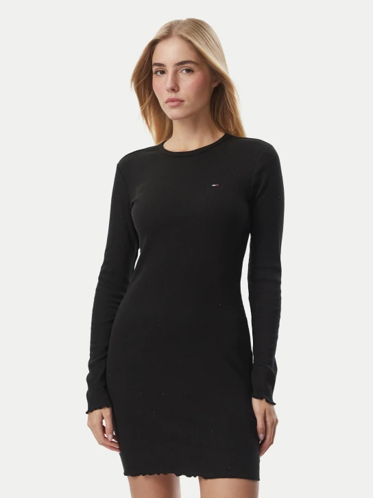 Tommy Jeans dámske čierne šaty
