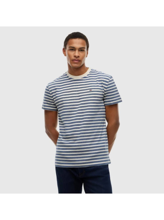 Tommy Jeans pánske pruhované tričko