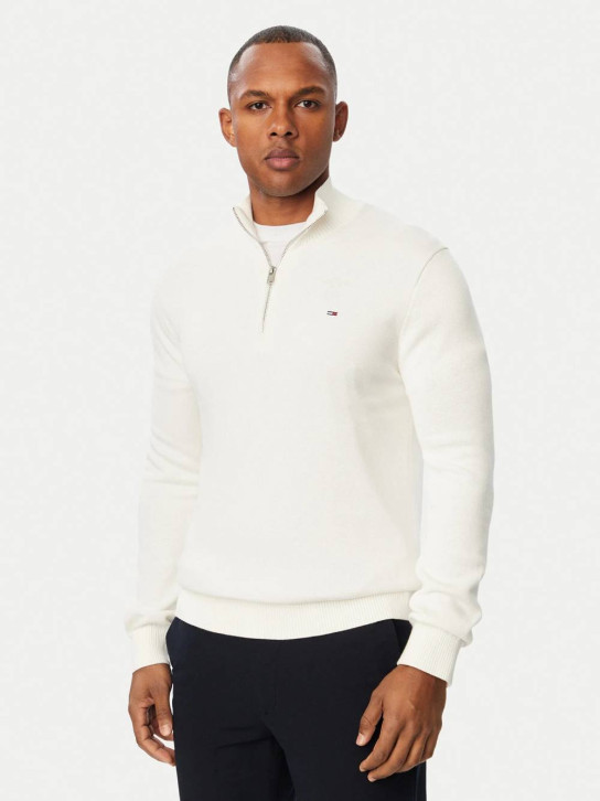 Tommy Jeans pánsky krémový sveter
