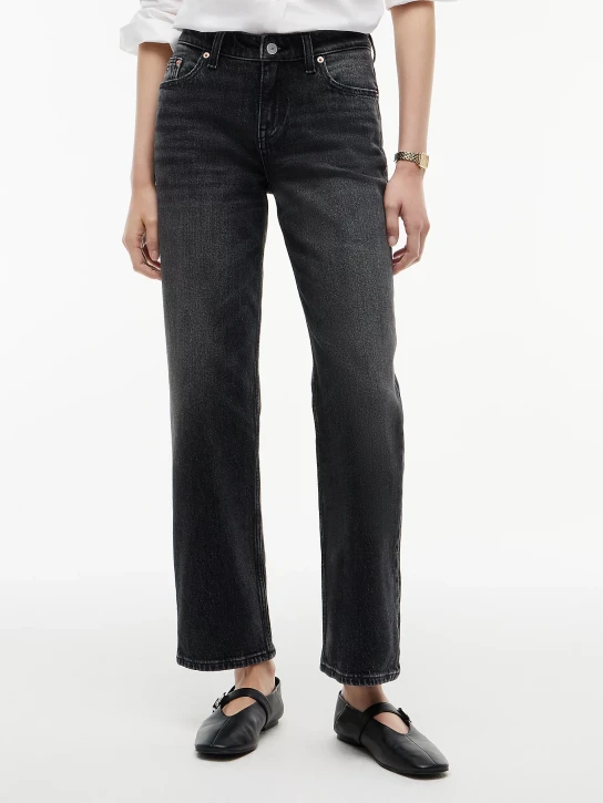 Tommy Jeans dámske čierne džínsy