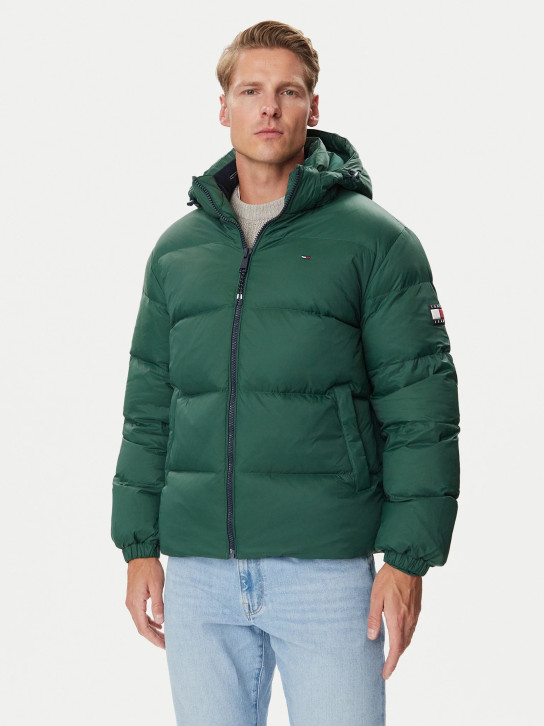 Tommy Jeans pánska zelená bunda