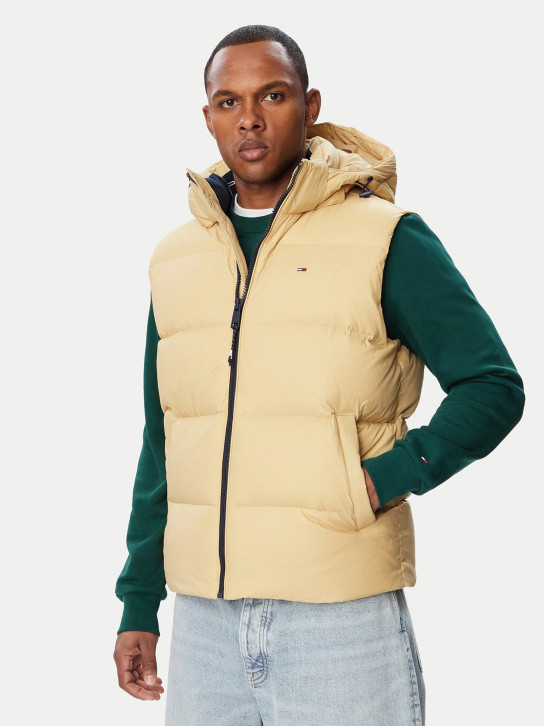 Tommy Jeans pánska béžová vesta