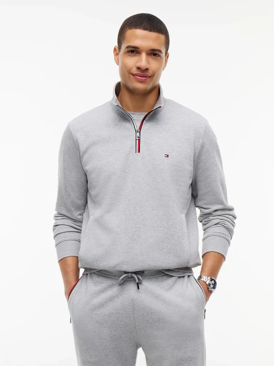 Tommy Hilfiger pánska šedá mikina