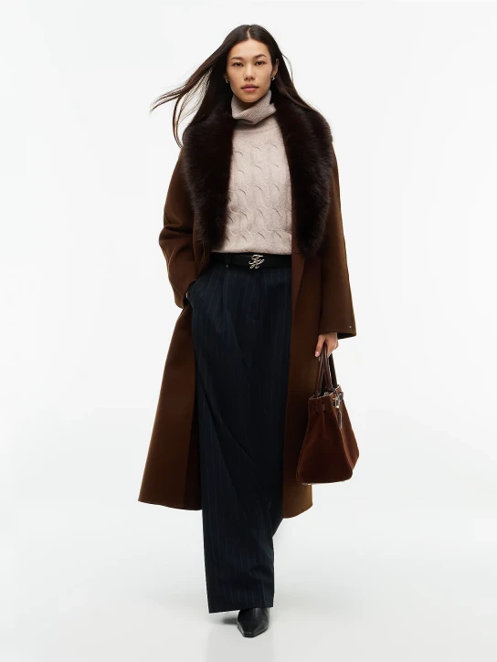 Tommy Hilfiger dámsky hnedý kabát