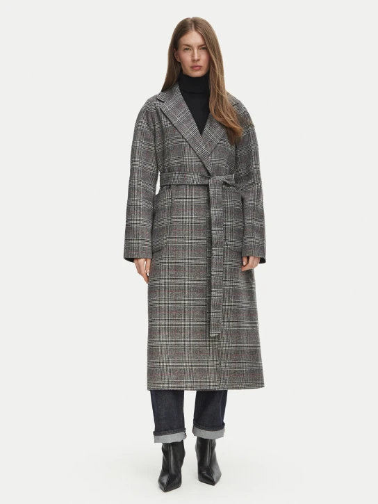 Tommy Hilfiger dámsky šedý kabát