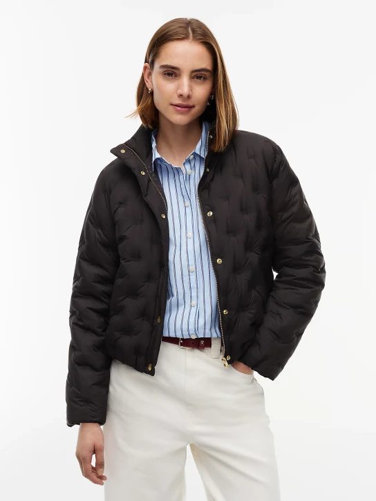 Tommy Hilfiger dámska čierna páperová bunda