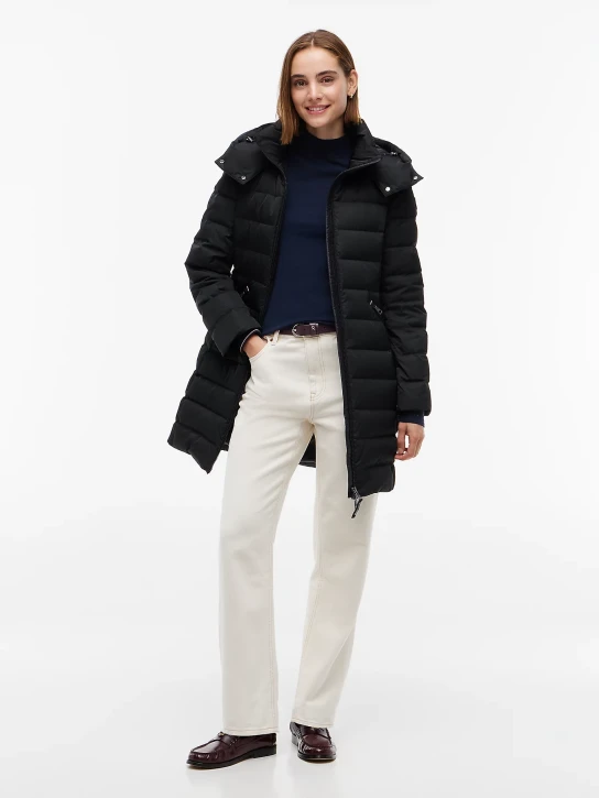 Tommy Hilfiger dámska čierna páperová bunda