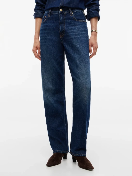 Tommy Hilfiger dámske tmavo modré džínsy