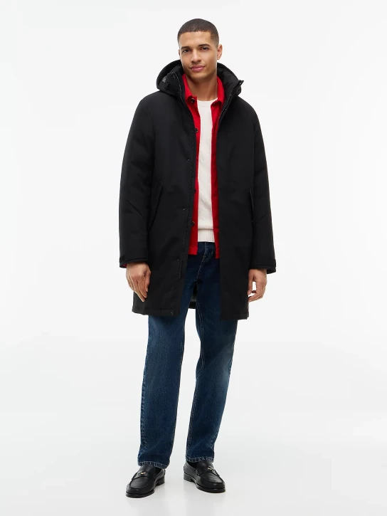 Tommy Hilfiger pánska čierna parka