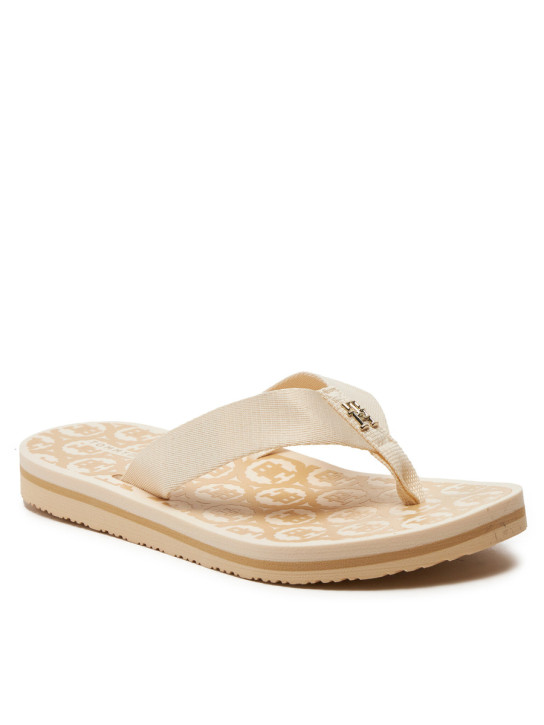 Tommy Hilfiger dámske béžové žabky