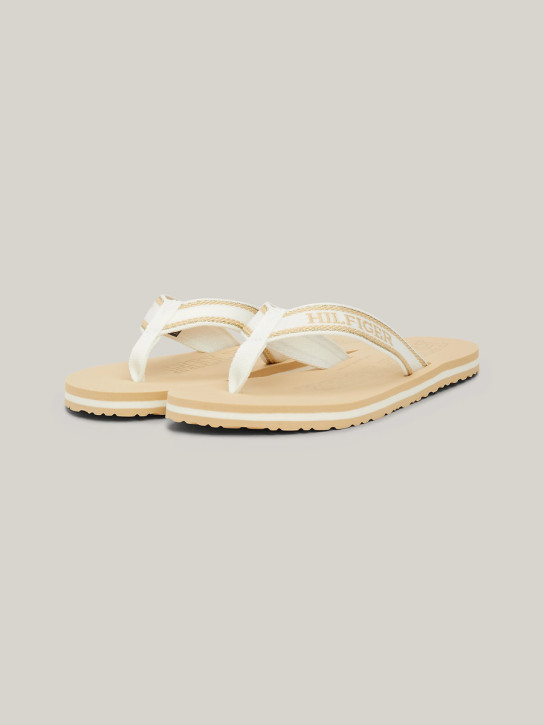 Tommy Hilfiger dámske béžové žabky