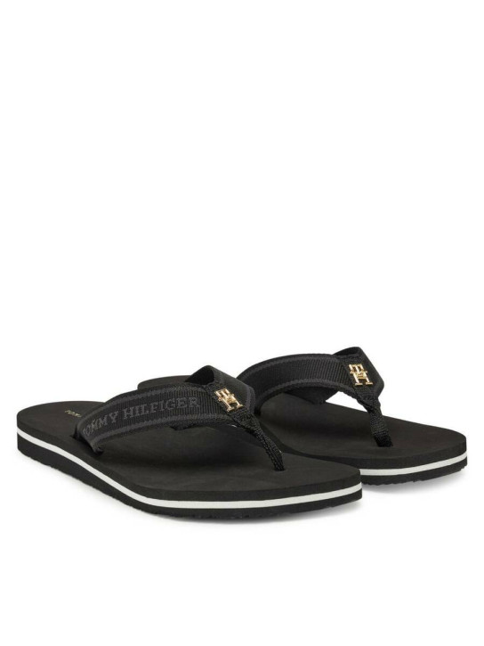 Tommy Hilfiger dámske čierne žabky