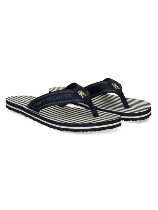 Tommy Hilfiger dámske tmavo modré žabky 