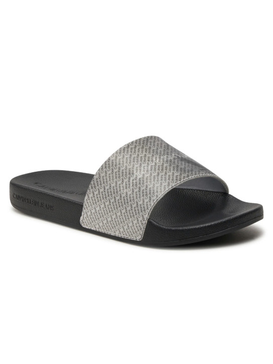 Calvin Klein dámske šedočierne šľapky 