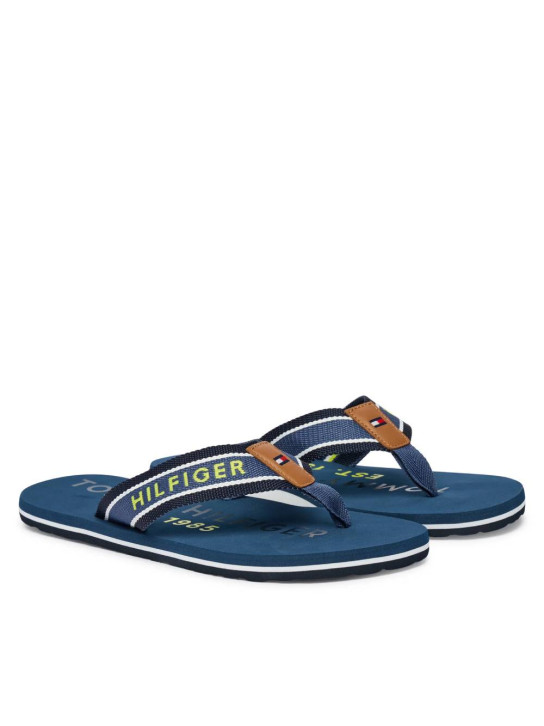 Tommy Hilfiger pánske modré žabky 