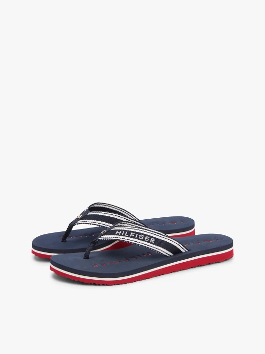 Tommy Hilfiger dámske tmavo modré žabky