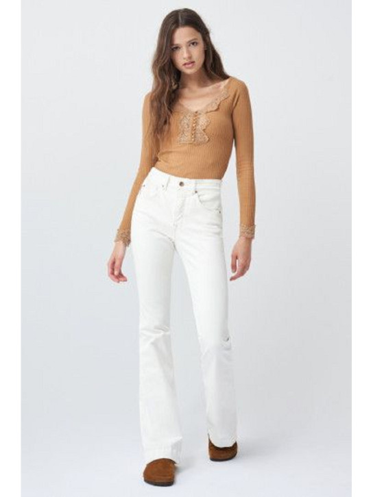  Salsa Jeans dámske hnedé tričko
