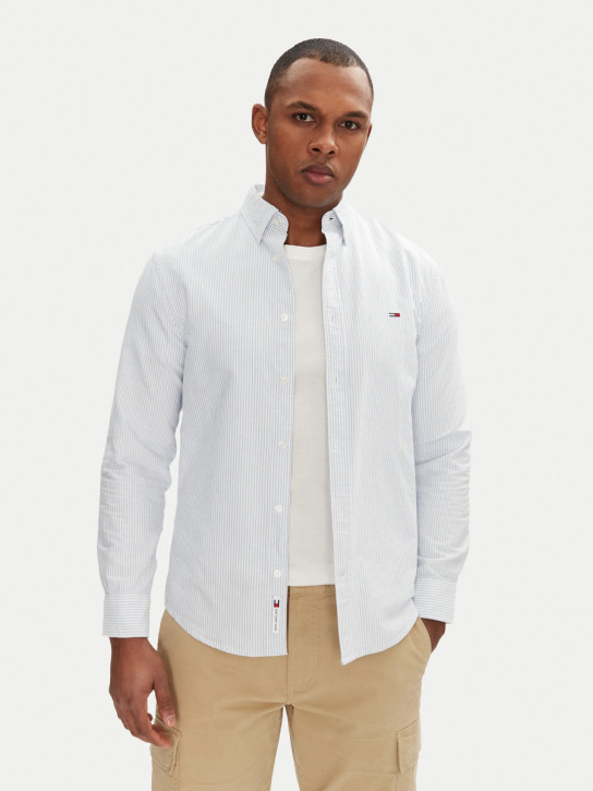 Tommy Jeans pánska pruhovaná košeľa