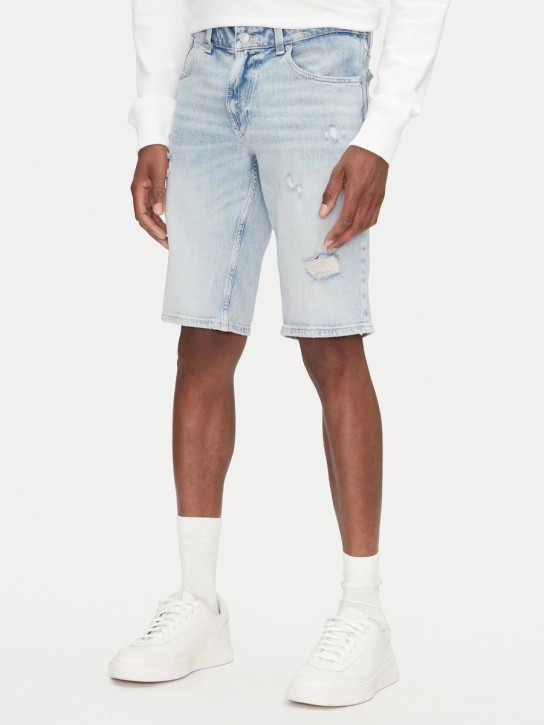 Tommy Jeans pánske modré džínsové šortky