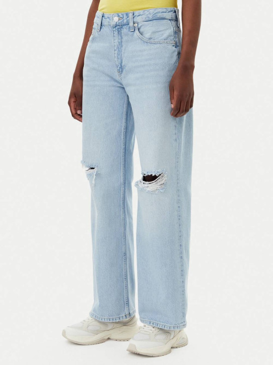 Tommy Jeans dámske modré džínsy