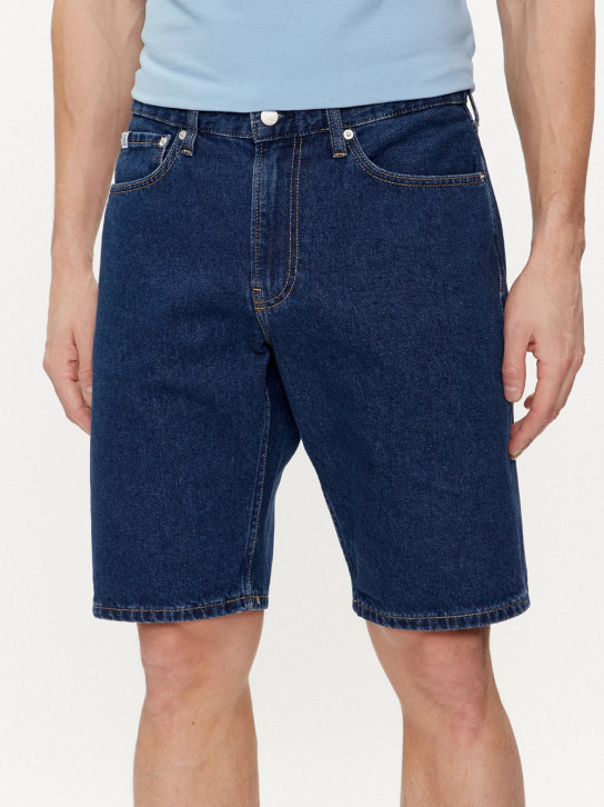 Calvin Klein pánske modré džínsové šortky