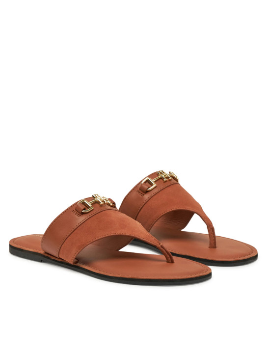 Tommy Hilfiger dámske hnedé žabky