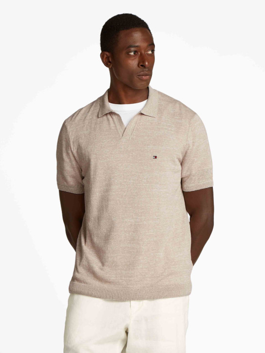 Tommy Hilfiger pánske béžové polo tričko