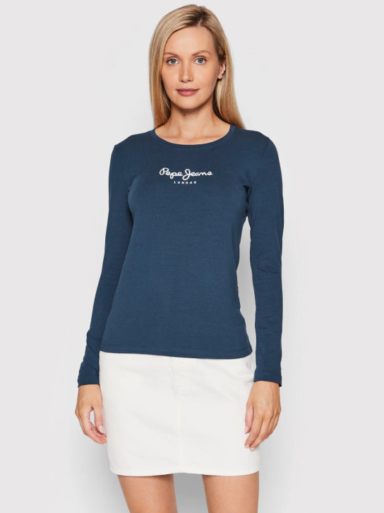 Pepe Jeans dámske tmavo modré tričko