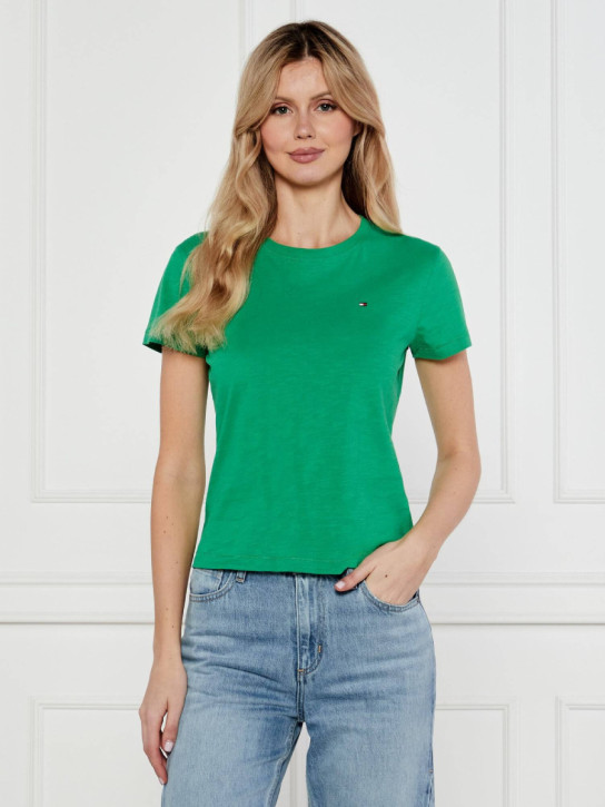 Tommy Hilfiger dámske zelené tričko