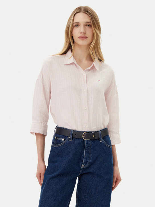 Tommy Hilfiger dámska ružová košeľa