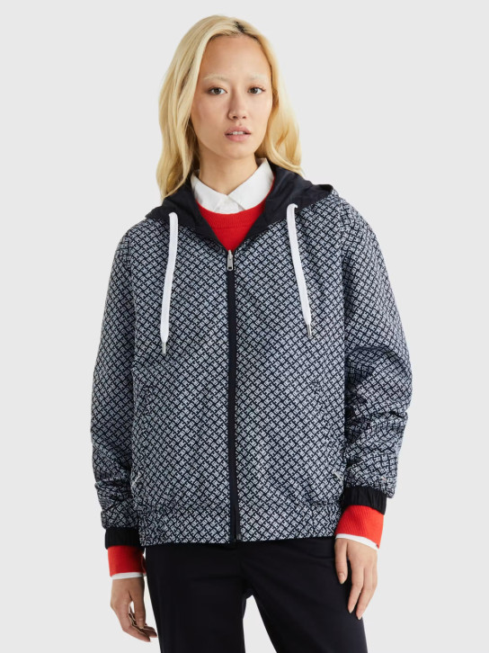 Tommy Hilfiger dámska tmavo modrá vetrovka
