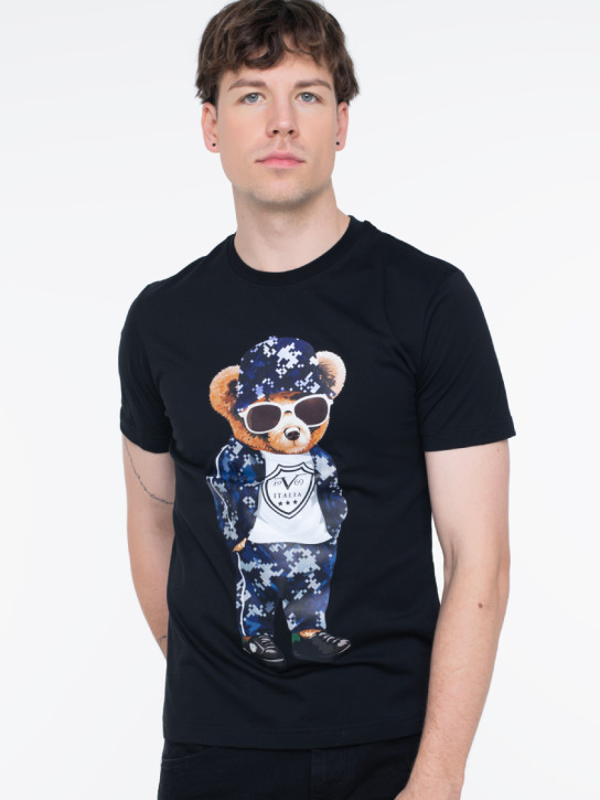 19v69 pánske čierne tričko