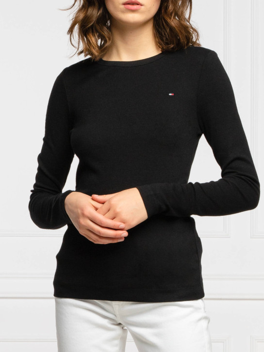 Tommy Hilfiger dámske čierne tričko