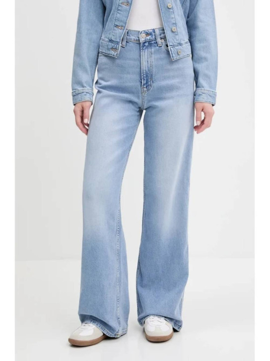 Tommy Jeans dámske modré džínsy