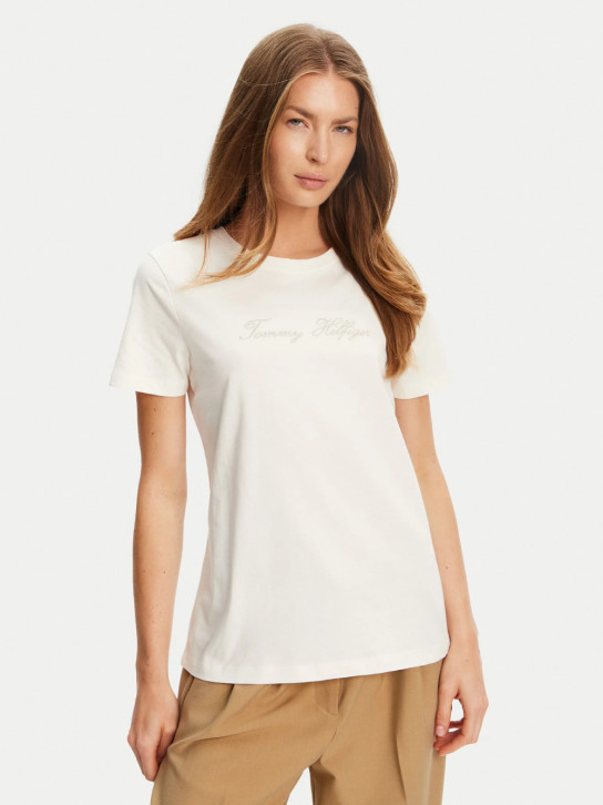 Tommy Hilfiger dámske biele tričko