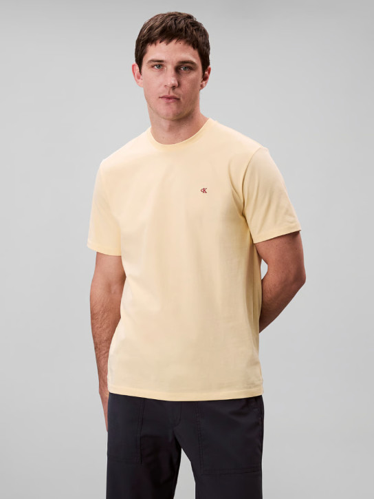 Calvin Klein pánske žlté tričko