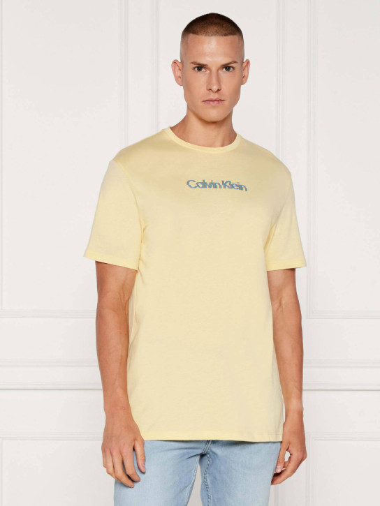 Calvin Klein pánske žlté tričko