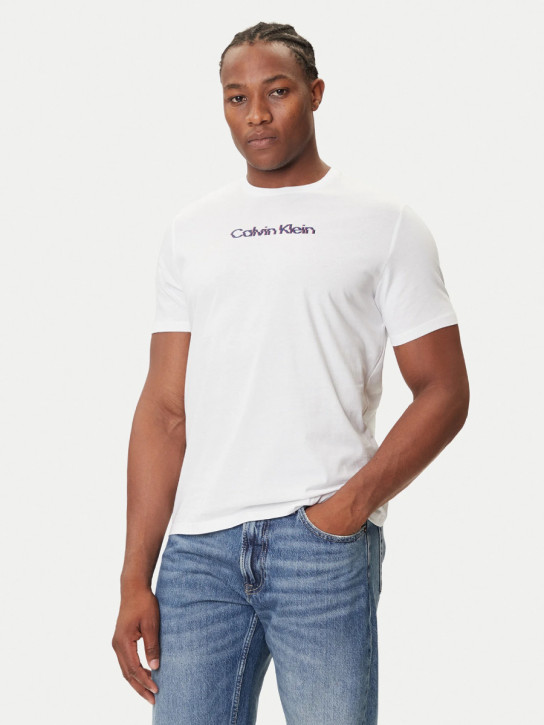 Calvin Klein pánske biele tričko