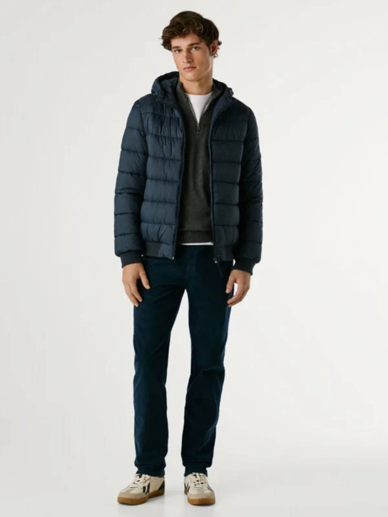 Pepe Jeans pánska tmavo modrá bunda