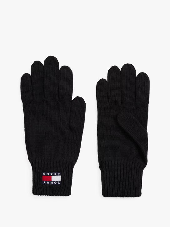 Tommy Jeans dámske čierne rukavice