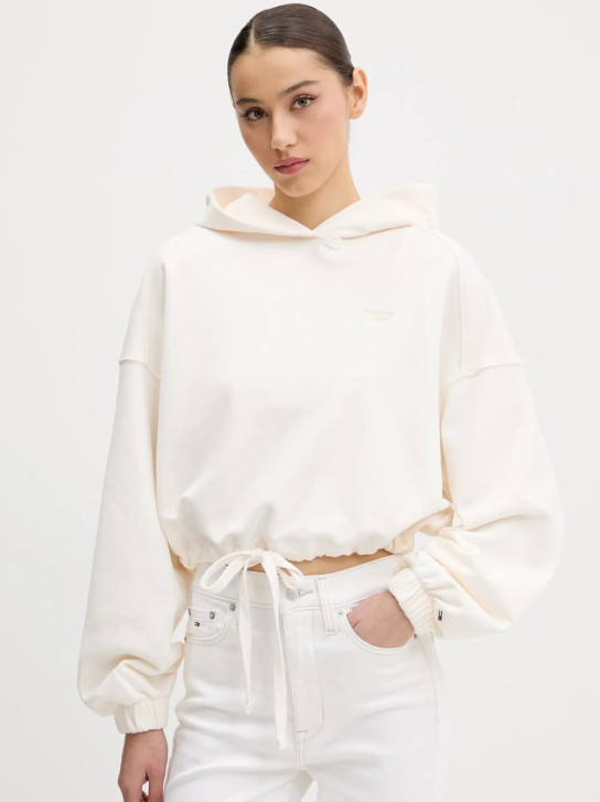 Tommy Jeans dámska krémová mikina