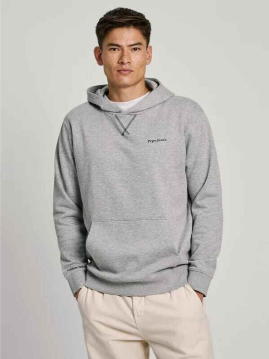 Pepe Jeans pánska šedá mikina Arryn