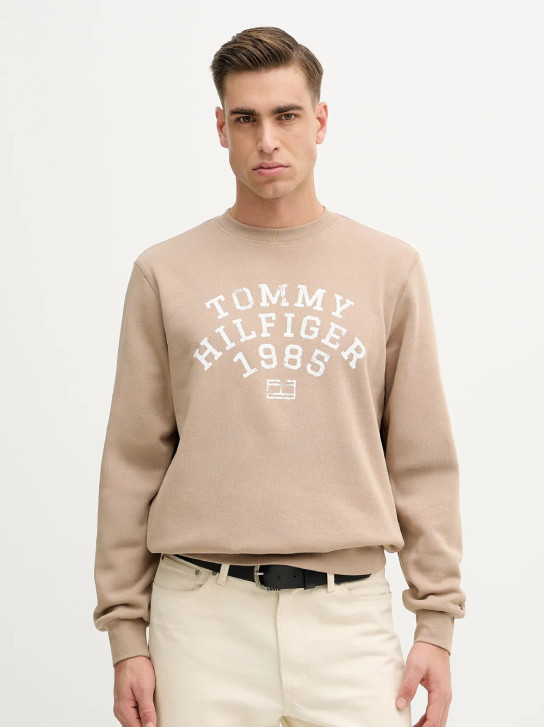 Tommy Hilfiger pánska béžová mikina