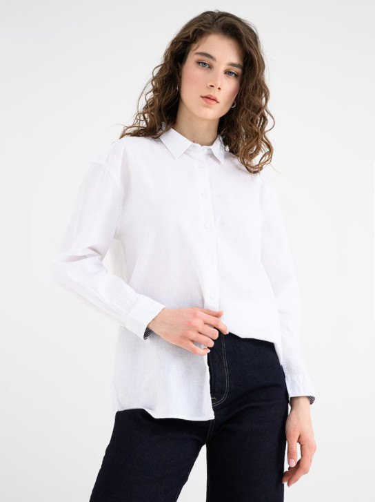 Pepe Jeans dámska biela košeľa