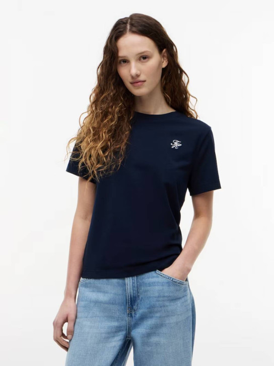 Tommy Hilfiger dámske tmavo modré tričko