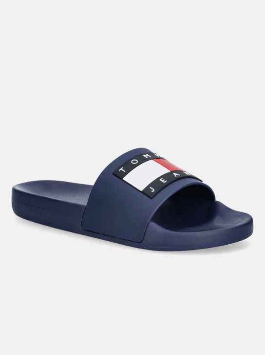 Tommy Jeans dámske tmavo modré šľapky