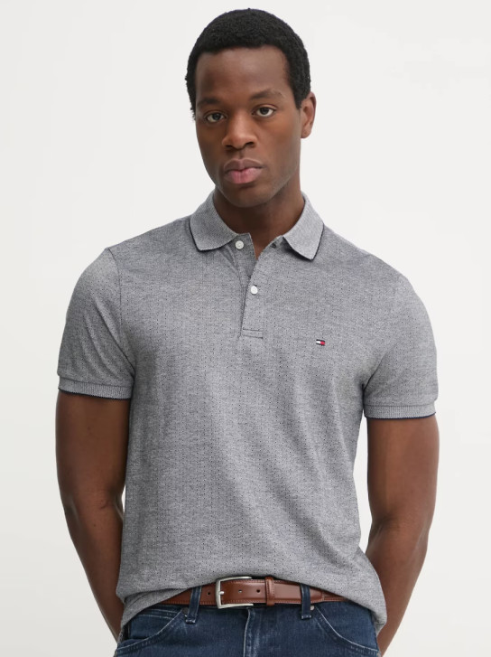 Tommy Hilfiger pánske tmavo modré polo tričko