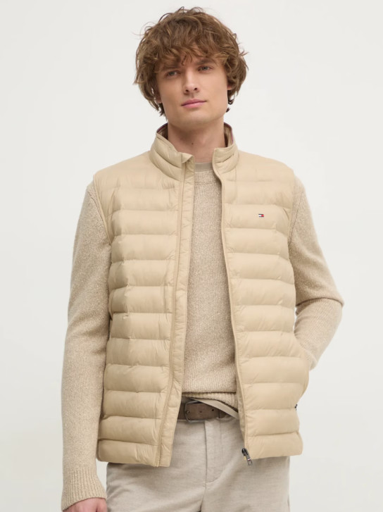 Tommy Hilfiger pánska béžová vesta