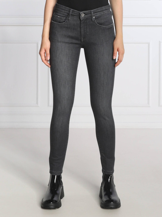 Pepe Jeans dámske šedé džínsy Zoe