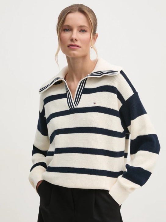 Tommy Hilfiger dámsky pruhovaný sveter